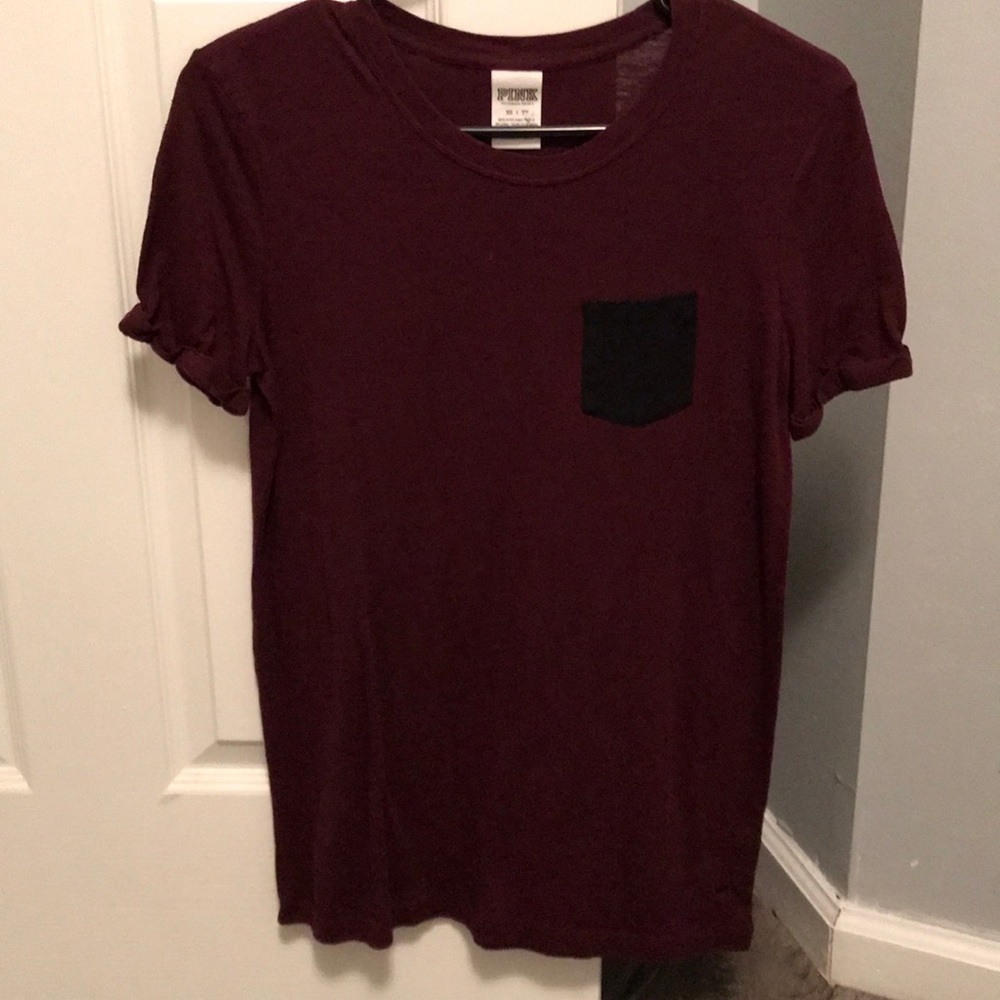 VS PINK Crew Neck T Shirt